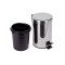 PAPELERA CON PEDAL ACERO INOX 12L PAPELERA CON PEDAL ACERO INOX 12L