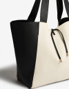 Shopper Basicos Shopper Con Bolso Bicolor - Combinacion Bicolor