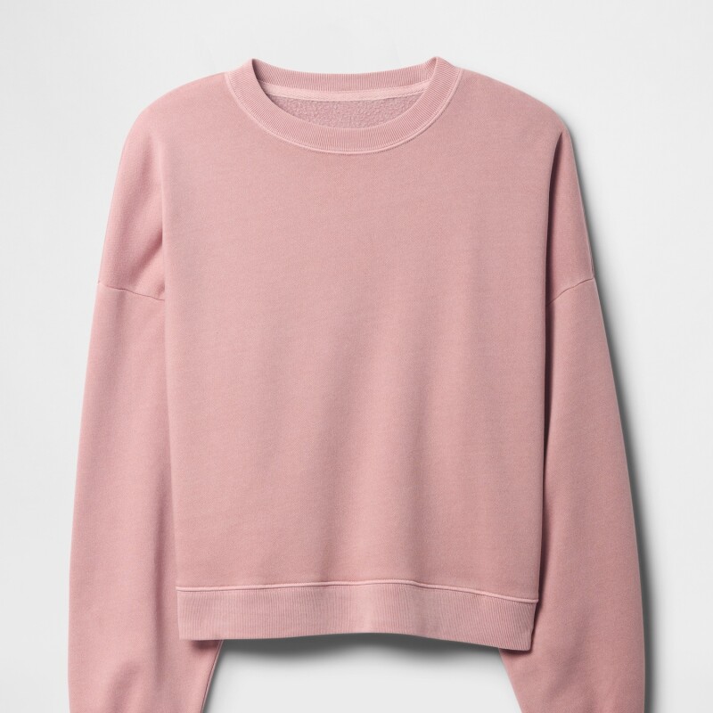 V-NL WEDGE CREW ANTIQUE PINK