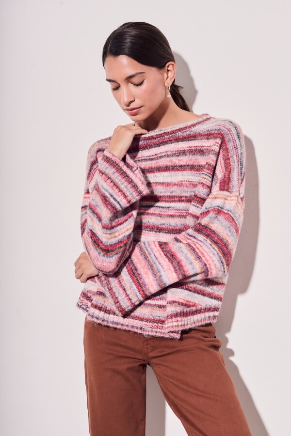 Sweater Multi Rojo