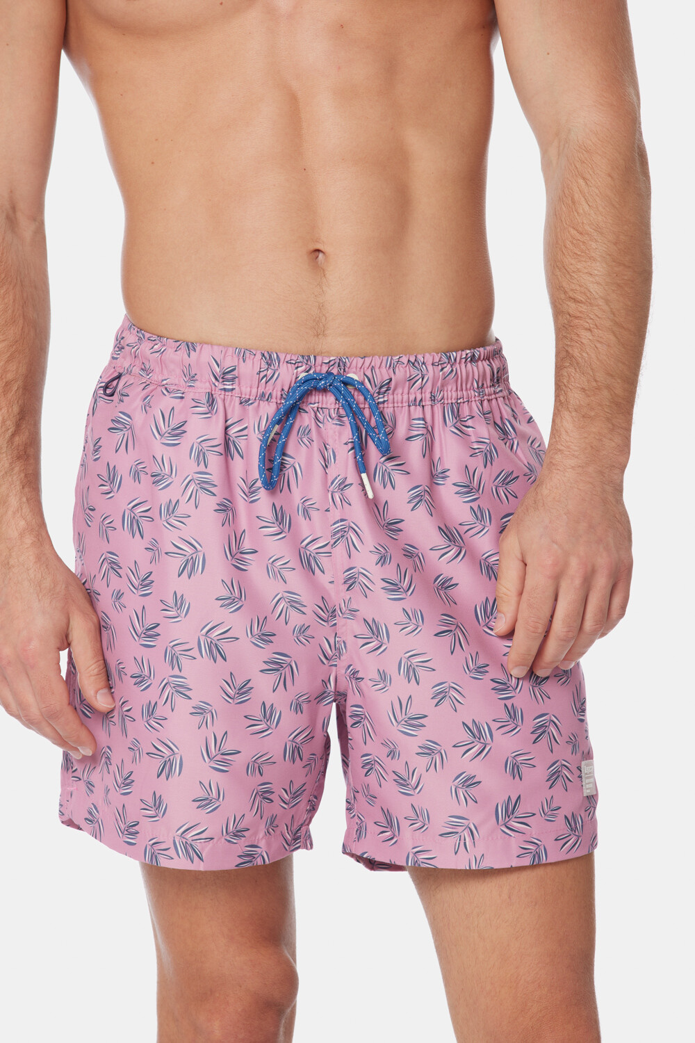 SHORT DE BAÑO ESTAMPADO Rosado