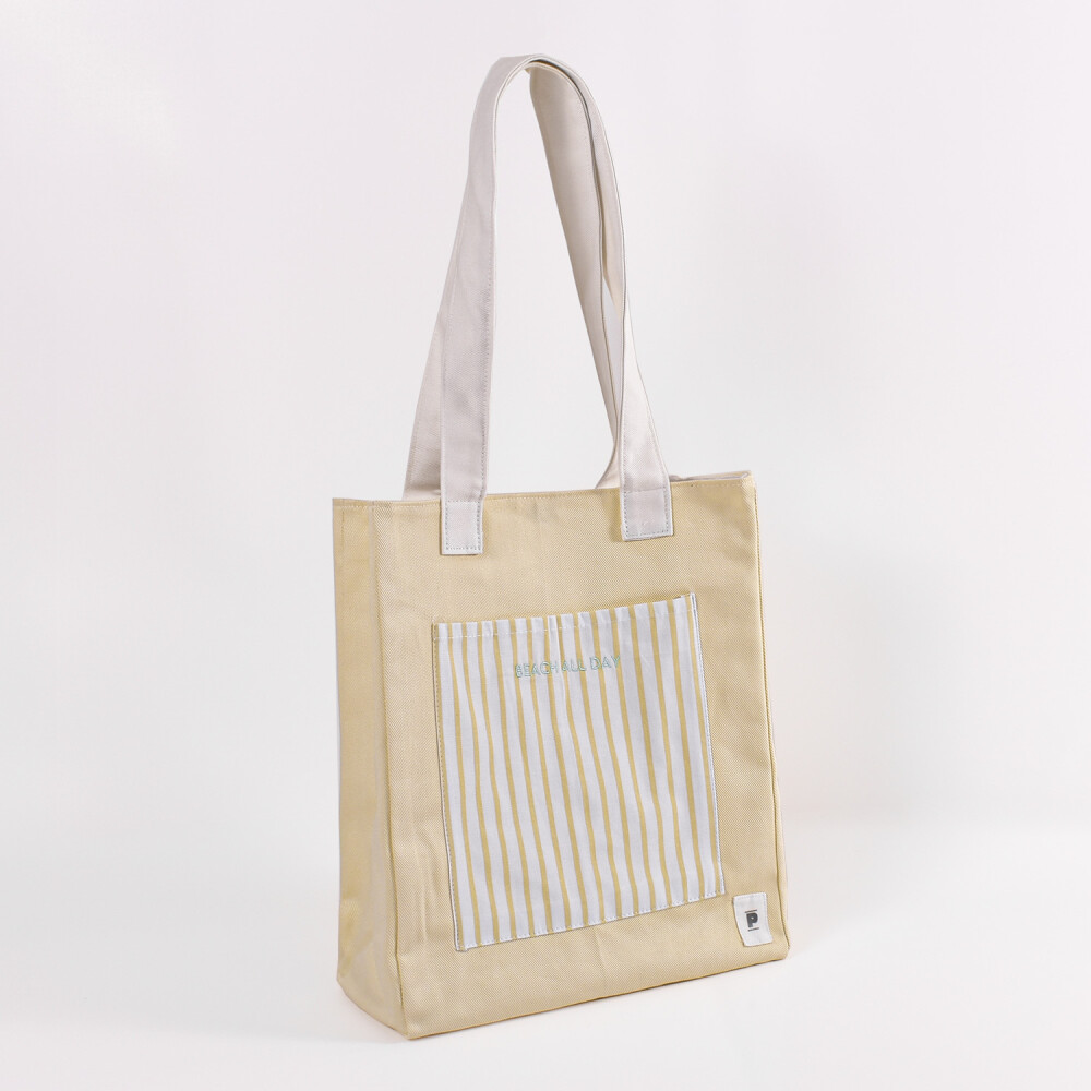 Bolso Verano Jade Rayas Amarilla