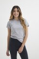 Remera básica GRIS MELANGE