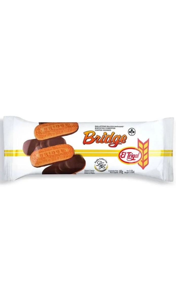 GALLETITA EL TRIGAL BRIDGE BAÑADA 100g 