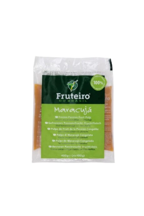 Pulpa de maracuyá 100% Natural - 400gs Pulpa de maracuyá 100% Natural - 400gs