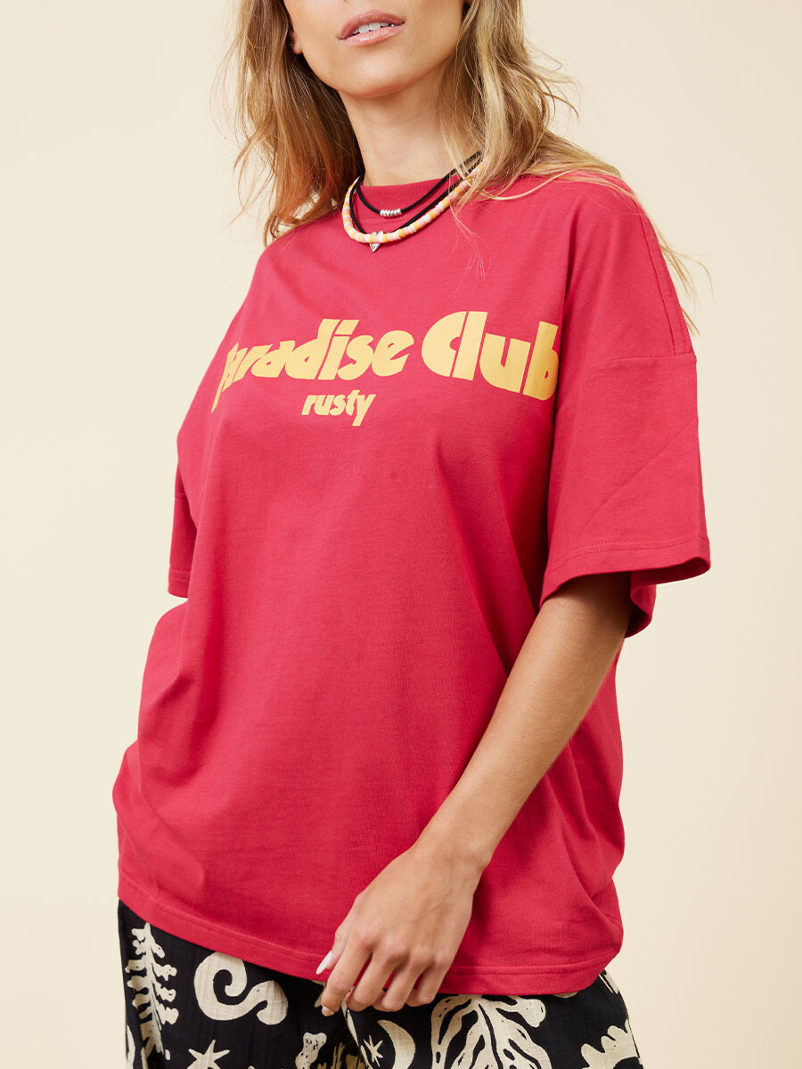 T-SHIRT ULAI RUSTY - Berry 