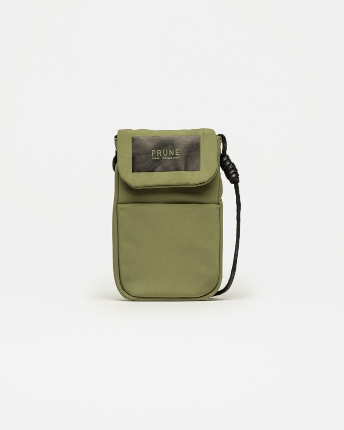 Porta celular Adventure en nylon Verde