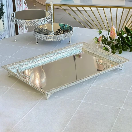 Bandeja Rectangular Decorativa Alto 6cm x Largo 60cm x Ancho 39cm Bandeja Rectangular Decorativa Alto 6cm x Largo 60cm x Ancho 39cm