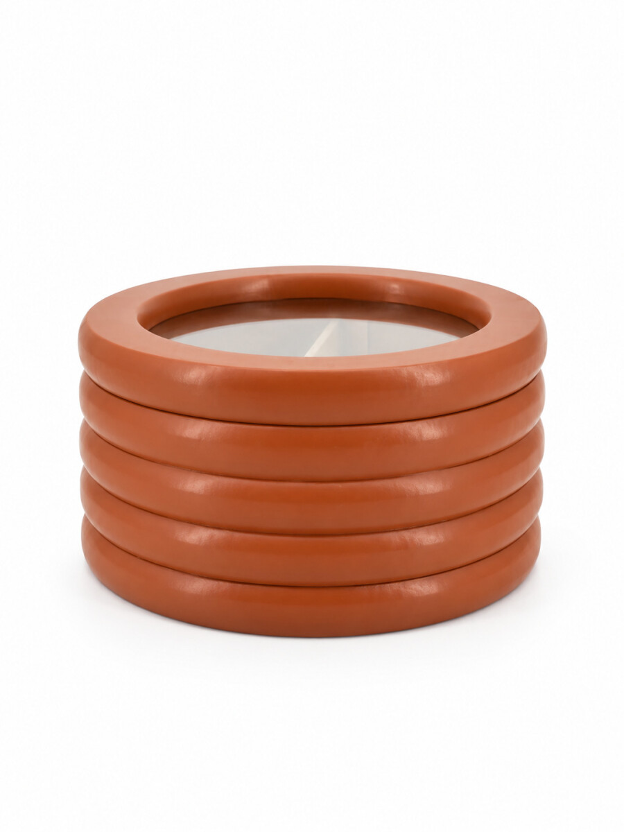 ADORNO DE MESA - MARRON 