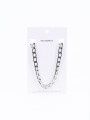 COLLAR ESLABON PLATEADO