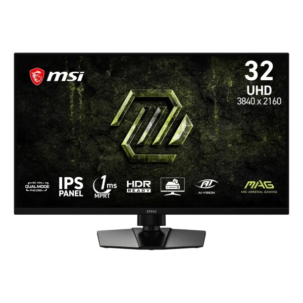Monitor Gamer Msi Mag 321upd E14 32" Dual Mode 4k 144 Hz / Full Hd 288 Hz MONITOR MSI MAG321 UPD E14 32" NEGRO