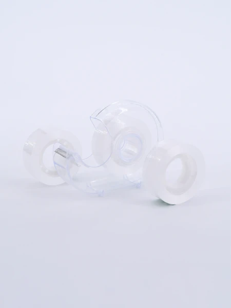 CINTERO CON 3 ROLLOS CINTA TRANSPARENTE