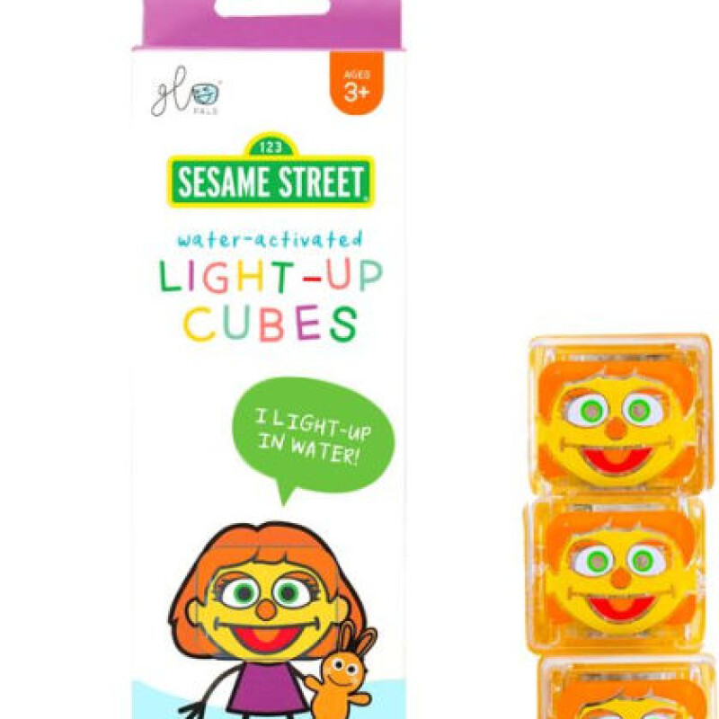 Set 4 cubos Glo Pals iluminados activados por agua JULIA