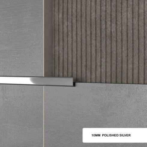 Listelo Aluminio 20Mm 2.5 Mts Plata Mate Alumacer 000