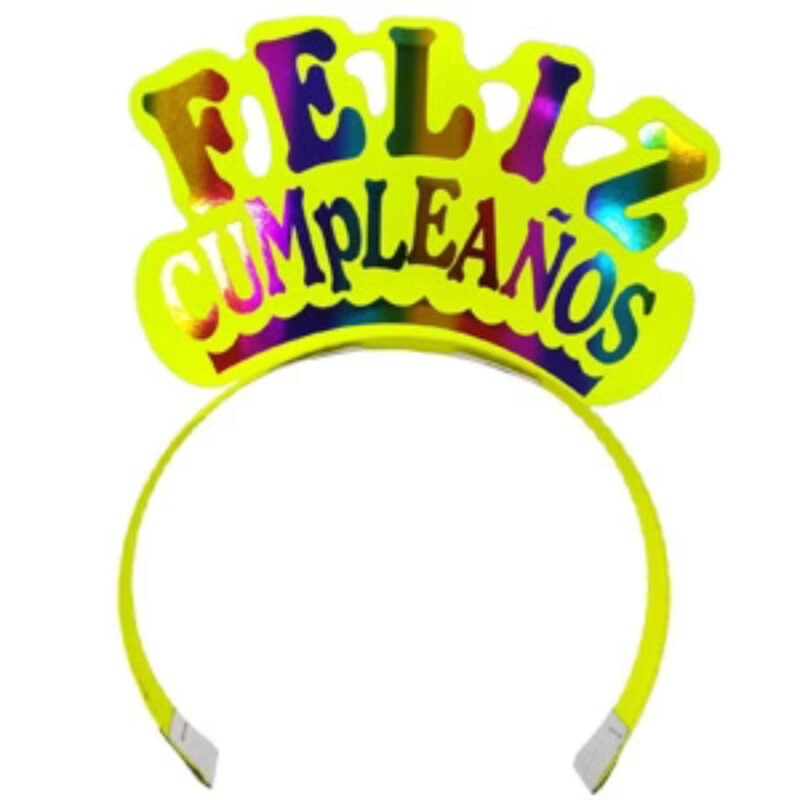 Vincha Feliz Cumple de Carton Vincha Feliz Cumple de Carton