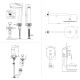 JUEGO DE GRIFERIA COMPLETO FV EPUYEN BRUSHED NICKEL GRIS-BRUSHED NICKEL