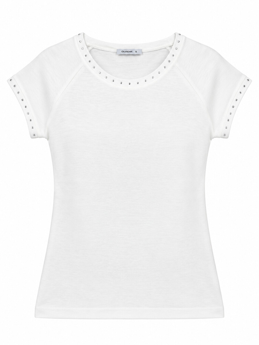 REMERA DENORA - OFF WHITE 