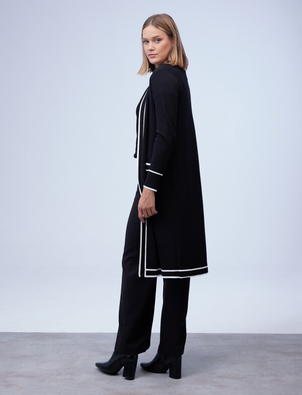 Cardigan Largo NEGRO