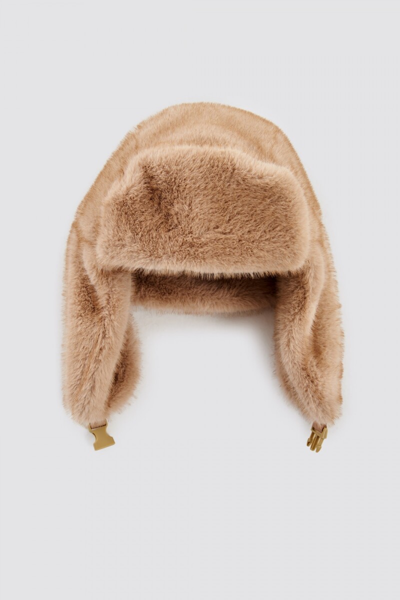 GORRO PELO Beige