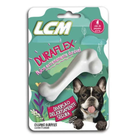 HUESITO DURAFLEX DE NYLON PEQUEÑO 85MM Huesito Duraflex De Nylon Pequeño 85mm