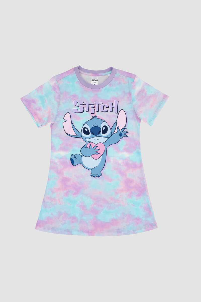 Camison infantil stitch aloha Lila