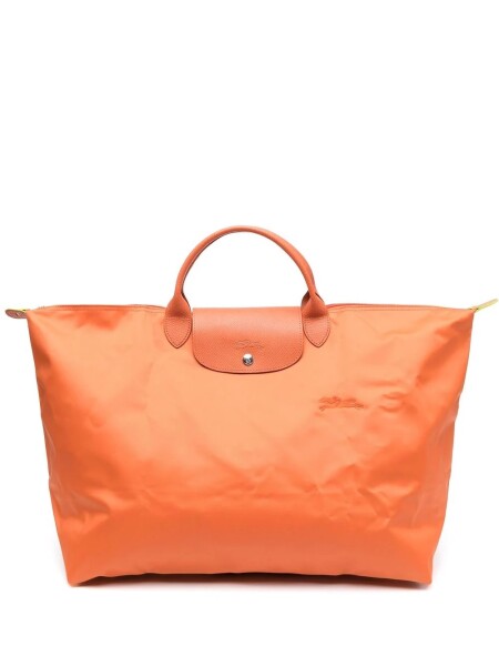 Longchamp -Bolso de viaje Longchamp plegable con cierre y asa corta, Le pliage Naranja