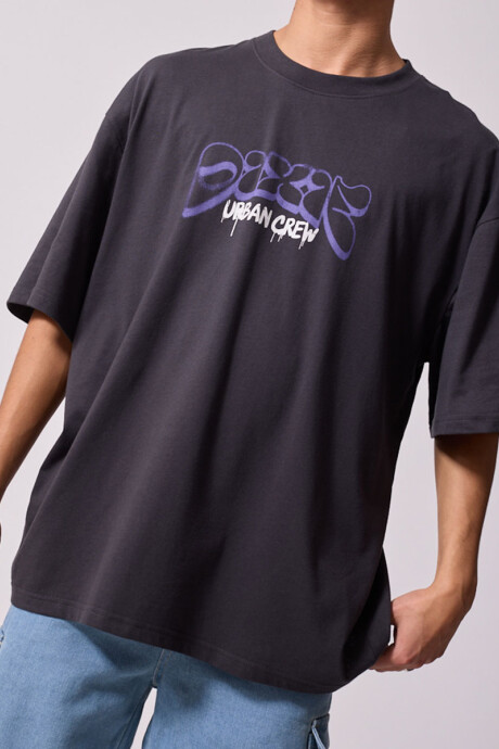 T-SHIRT MITON DIXIE Gris Oscuro