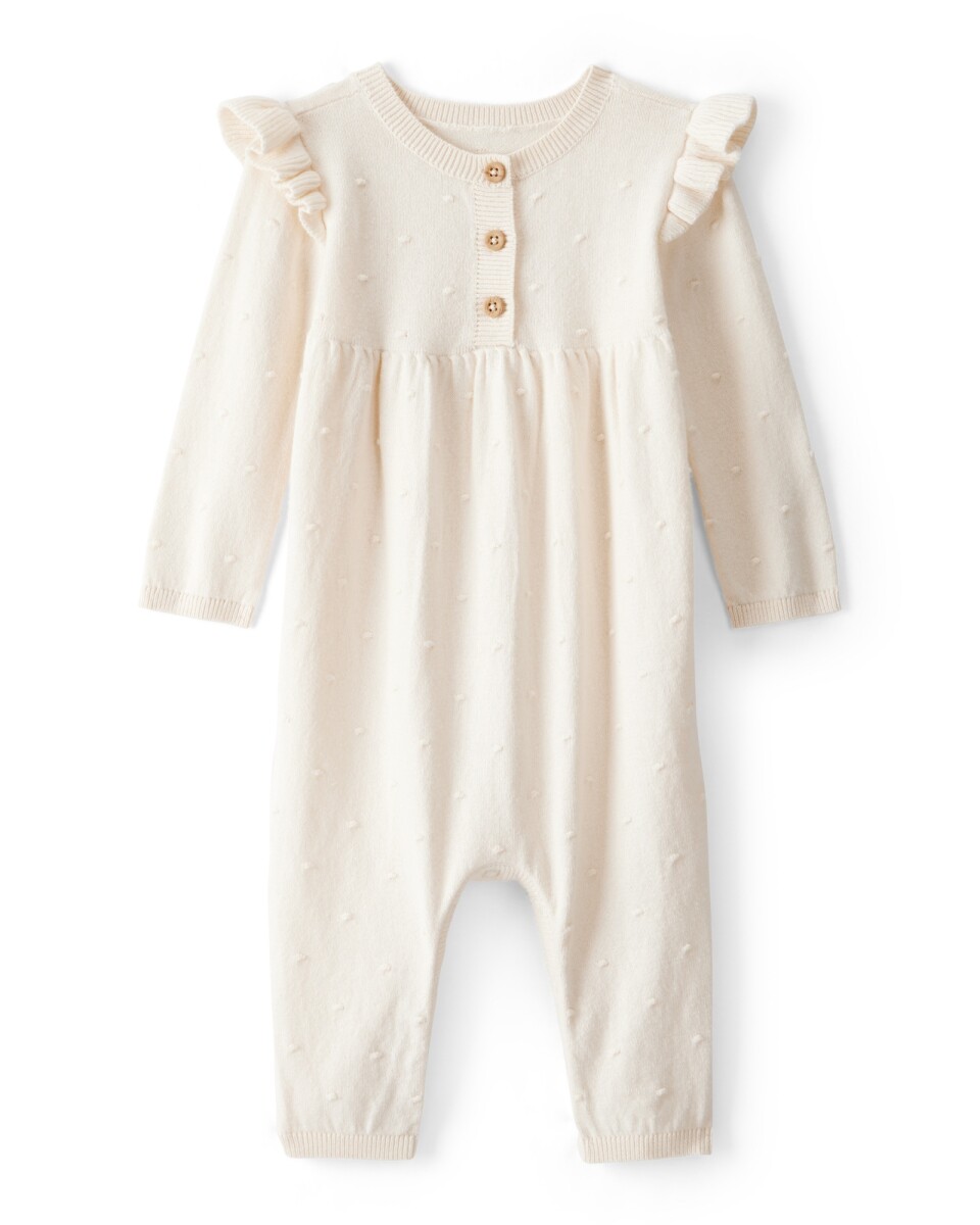 Monito de algodón, hombros con volados 