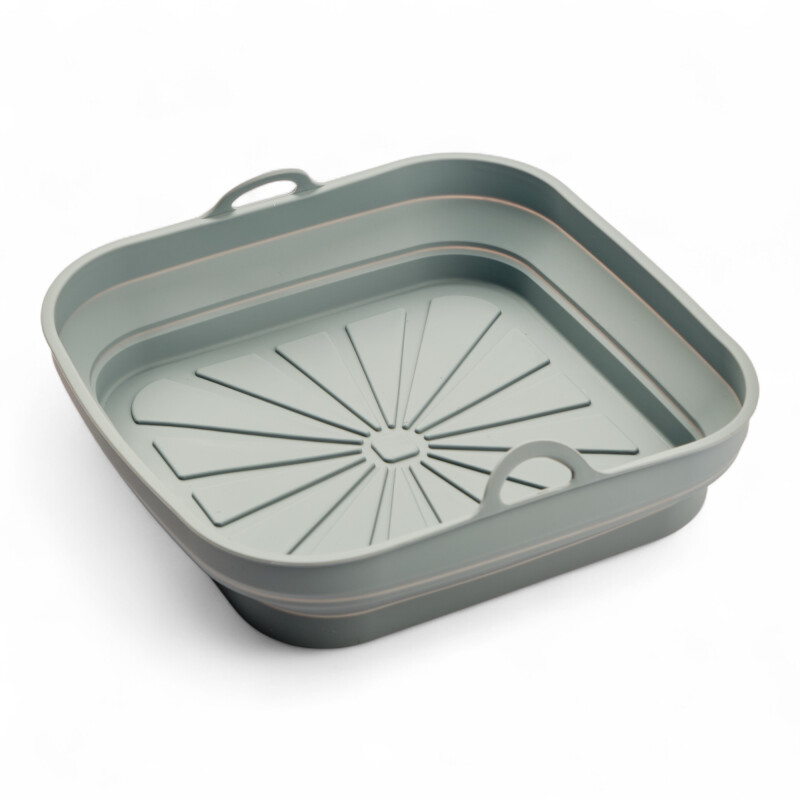Bandeja Silicona Air fryer plegable 21x21x2 cuadrada Sin Color