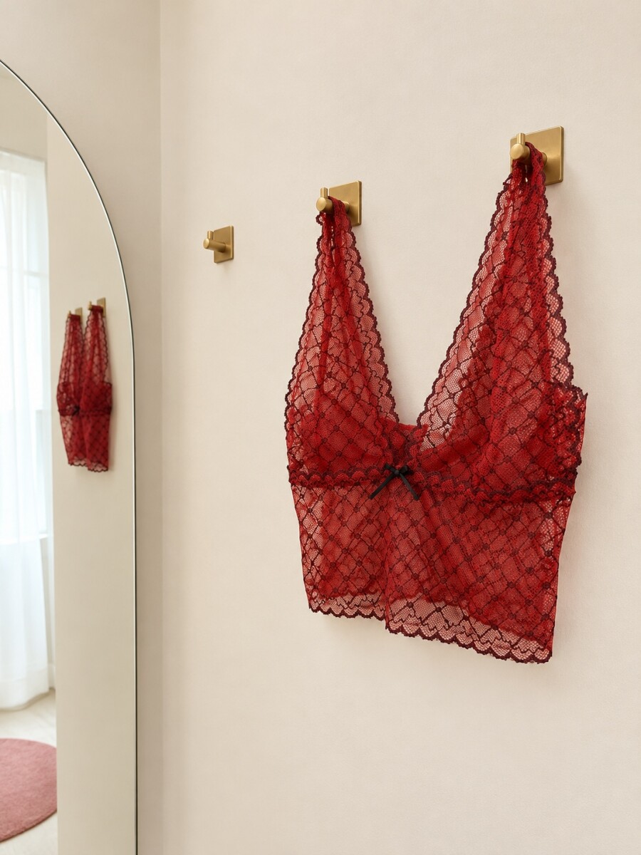 Top Lola - Encaje - Rojo 