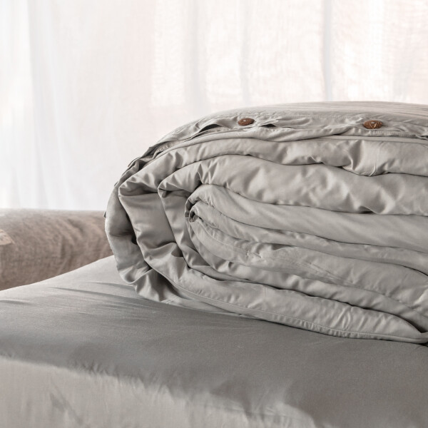 FUNDA DE DUVET ORGANIC BAMBOO Gris - QUEEN