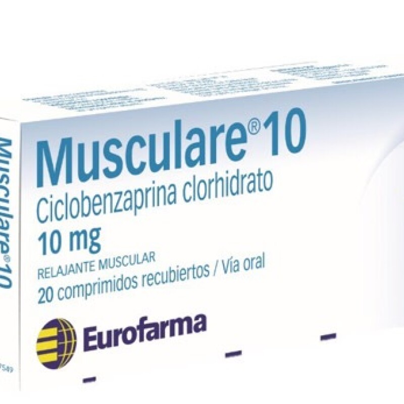Musculare 10 mg 20 Comprimidos Musculare 10 mg 20 Comprimidos
