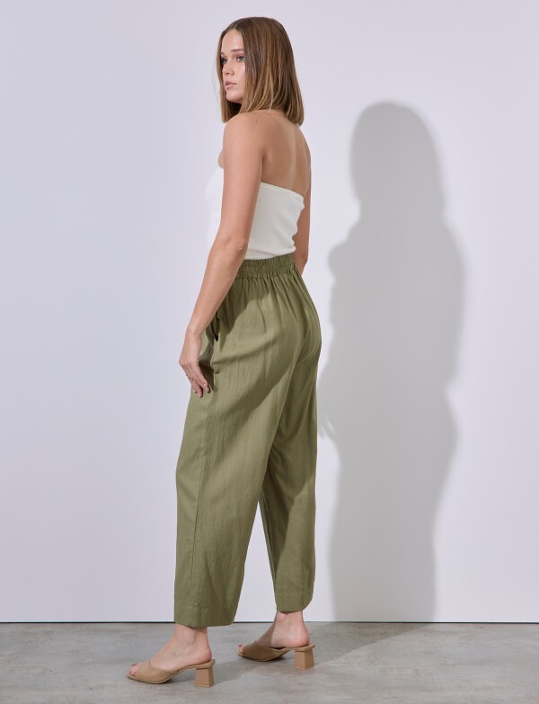 Pantalon Lino OLIVA