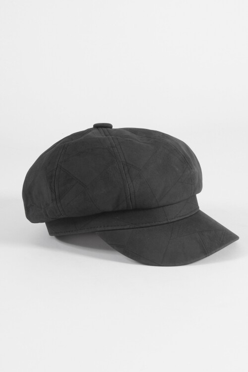 Boina cap texture negro