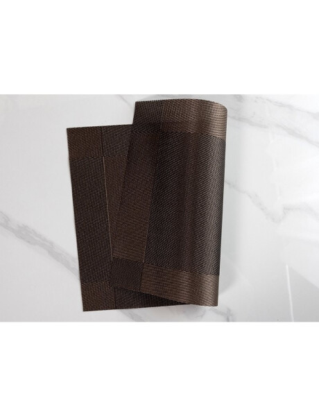 INDIVIDUAL PVC RECUADRO 45x30CM MARRON INDIVIDUAL PVC RECUADRO 45x30CM MARRON