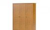 Ropero 3 puertas 2 cajones - Madera maciza - Linea Colonial Marron