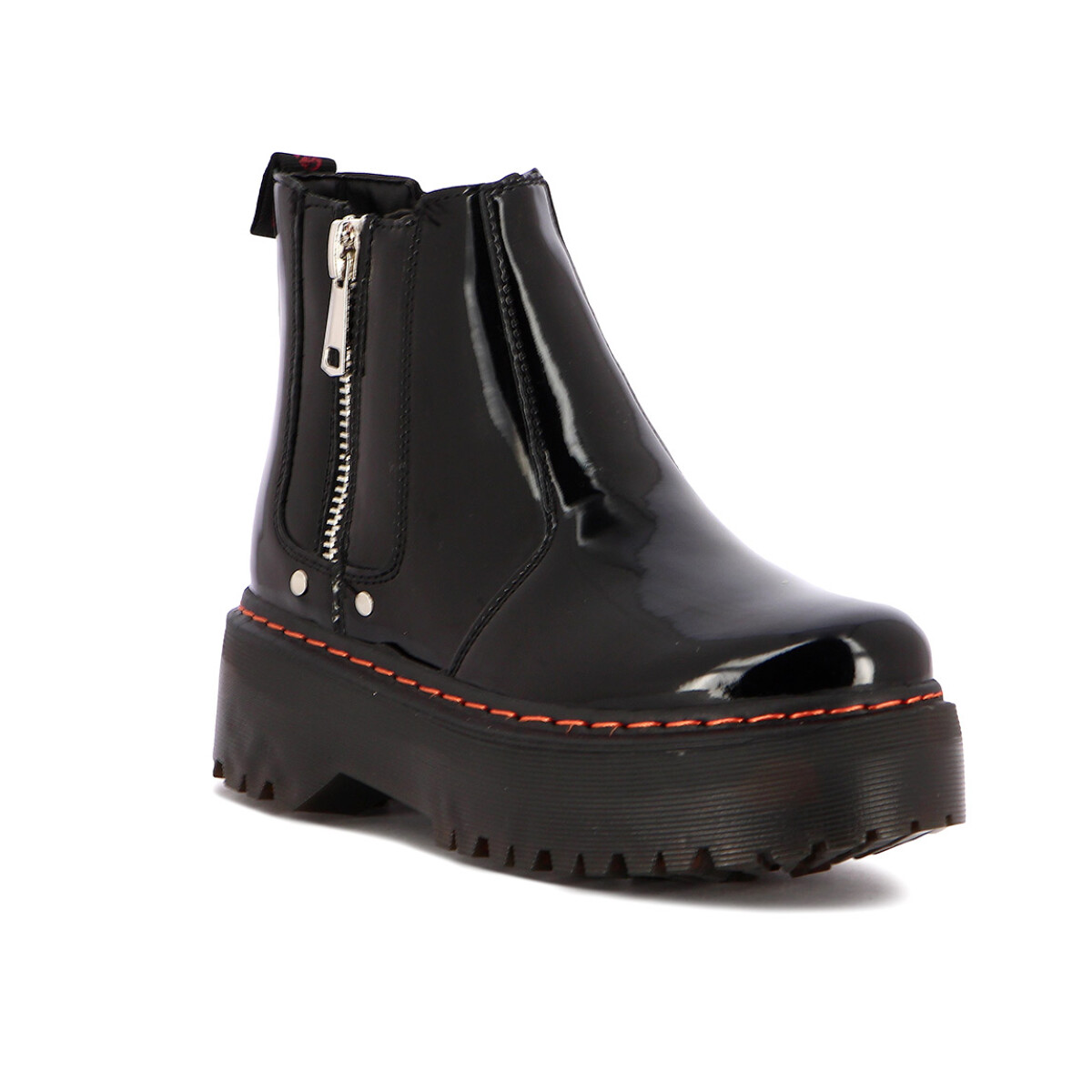 Botas Mujer Darkness Con Cierre - Negro 