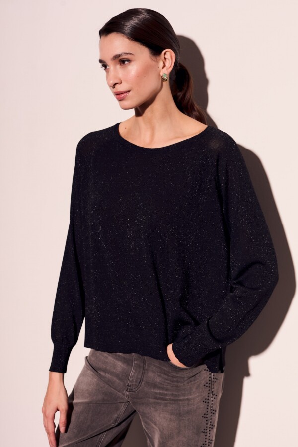 Sweater Lurex Negro