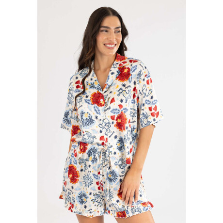 Pijama By Olivia W. Azul maya