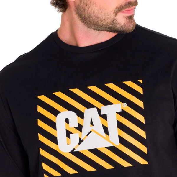 EVERYDAY WORKWEAR GRAPHIC TEE - CAT NEGRO