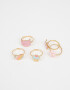 Anillos Infantiles Cajitas Cajita De Anillos Kids Cupcake - Rosa Claro