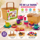 Juego De Té Infantil Picnic Canasta Tetera Tazas Juguete Juego De Té Infantil Picnic Canasta Tetera Tazas Juguete