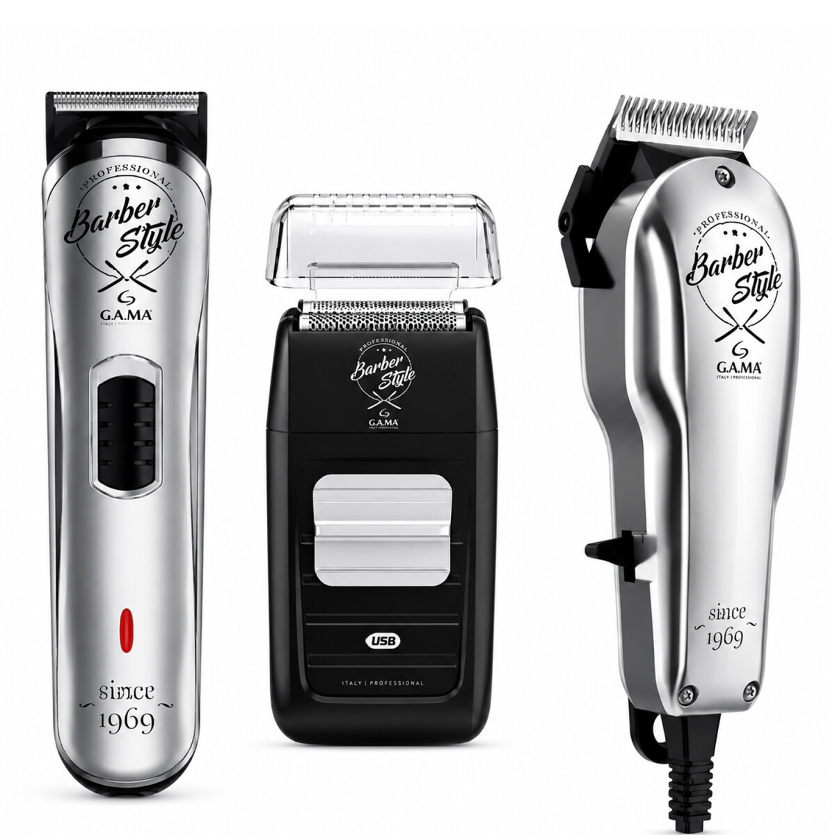 Combo Gama X3 Trimmer + Afeitadora + Cortapelo - COMBO GAMA X3 TRIMER + AFEITADORA+CORTAP 