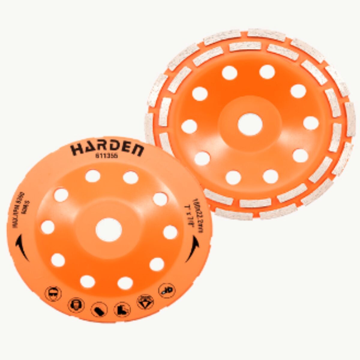 DISCODESBASTEHORMIGONDOBLE180X22.2MMHARDEN++ - N/a 