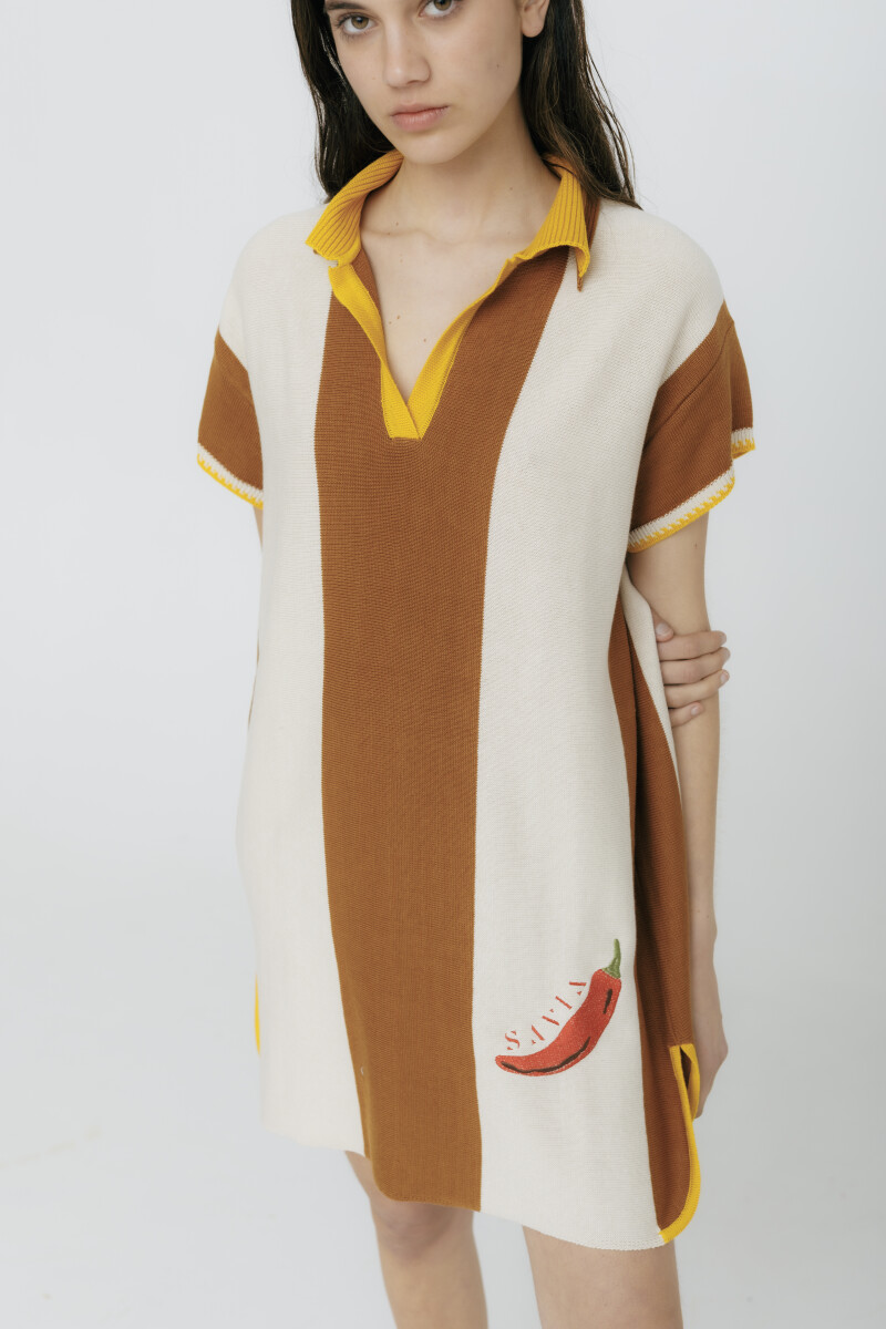 PRE VENTA VESTIDO CHILLI Camel