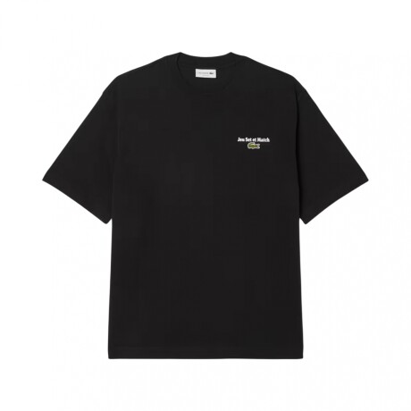 REMERA LACOSTE ESTAMPADA Black & Green