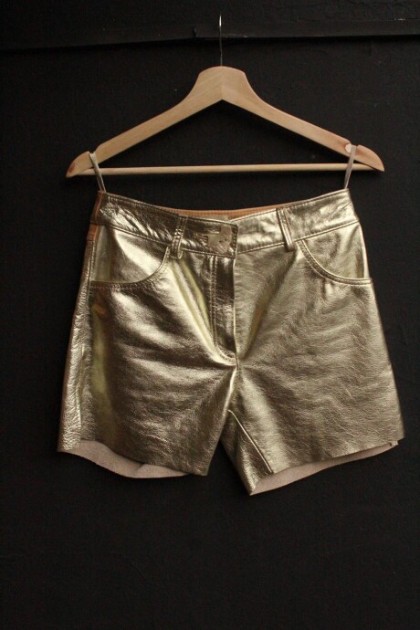 Leather Shorts Oro Fuerte