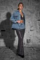 Falda Brishi Negro plata