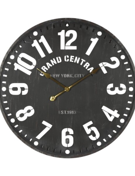 RELOJ DE PARED METAL 71.5X71.5X3.5 CM NUMEROS BLANCOS RELOJ DE PARED METAL 71.5X71.5X3.5 CM NUMEROS BLANCOS