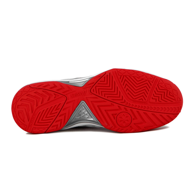 Asics Gel-dedicate 6 - White/fiery Red Blanco-rojo Ferrari